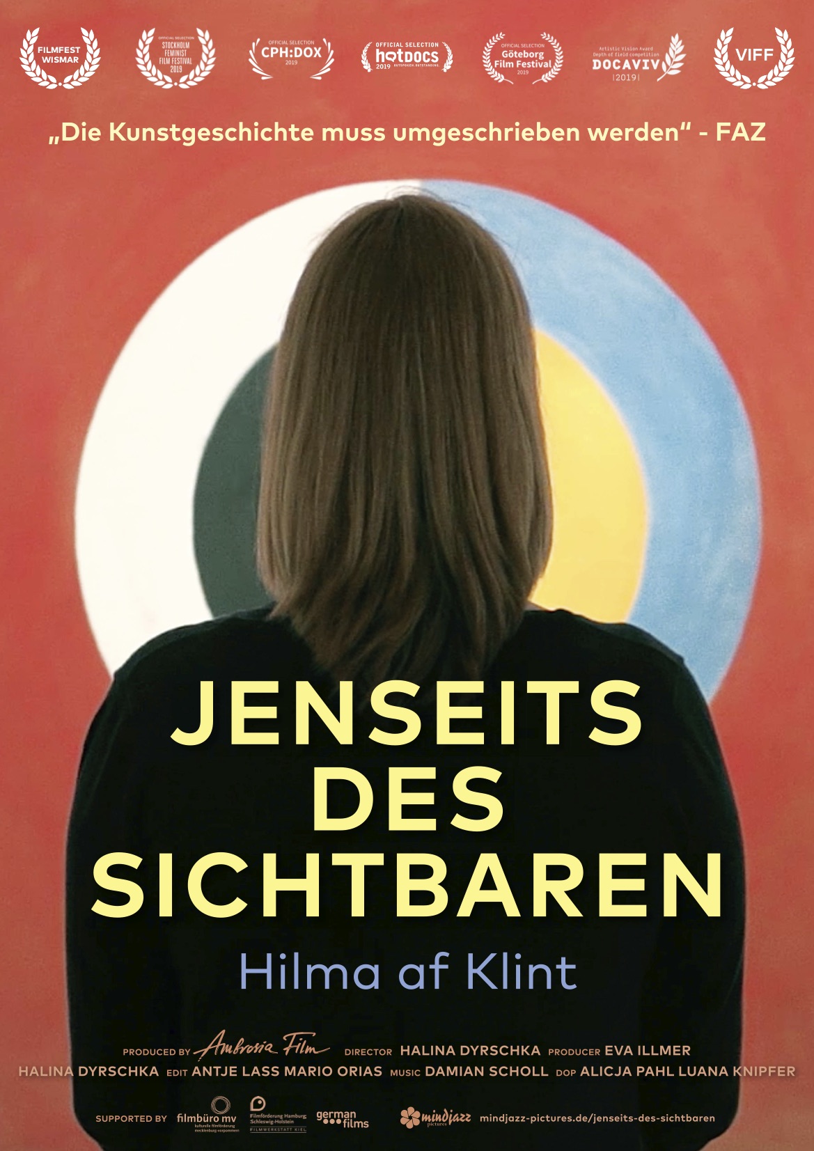 Jenseits des Sichtbaren. Hilma af Kint. Filmplakat