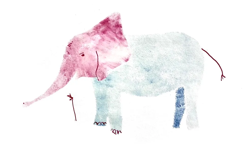 Rosa Elefant