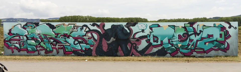 Graffiti-Wall