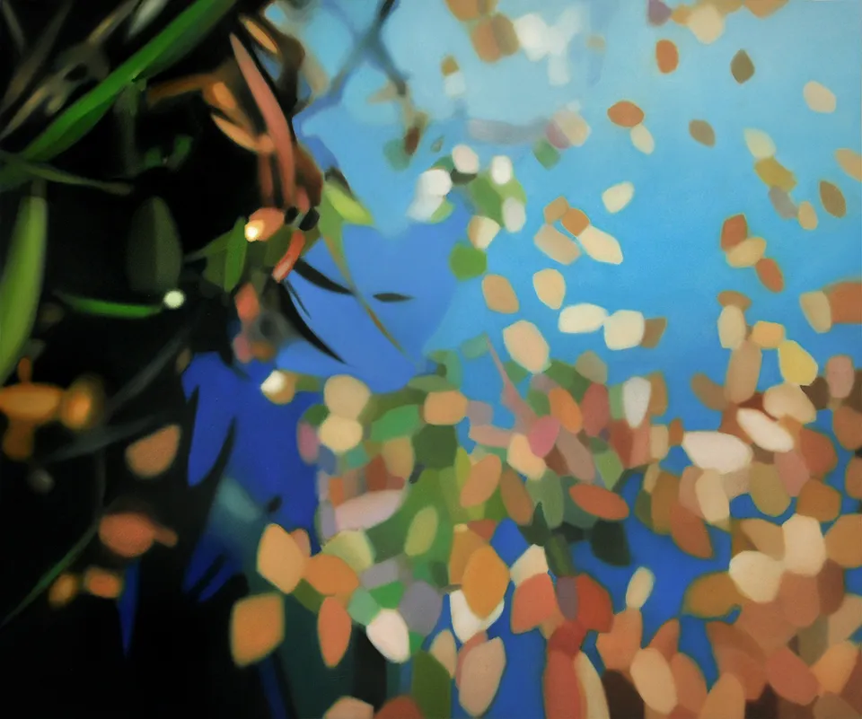 landscape with leaves