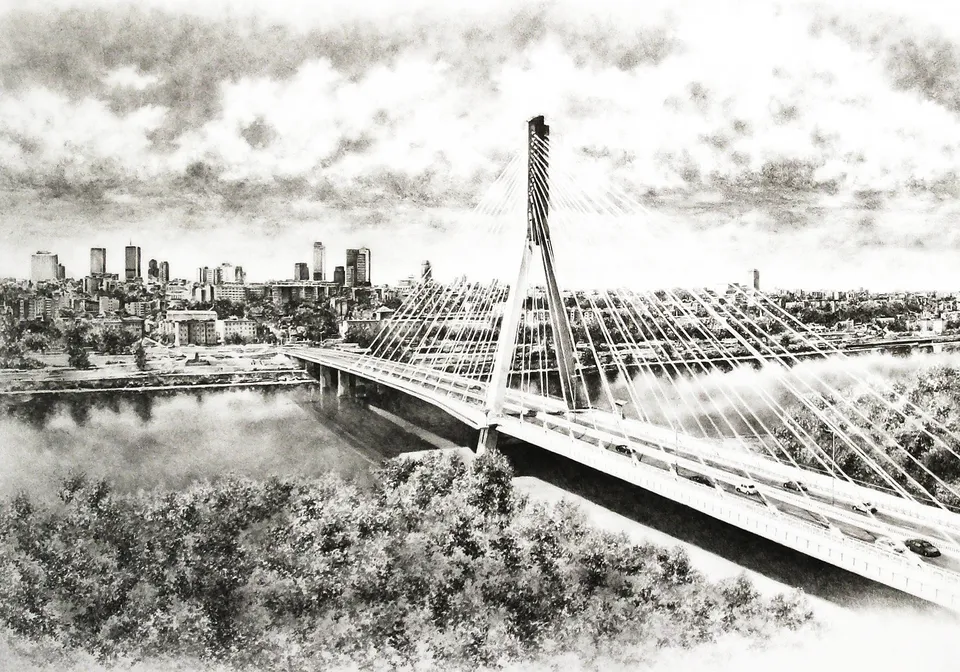 Warsaw birds eye view