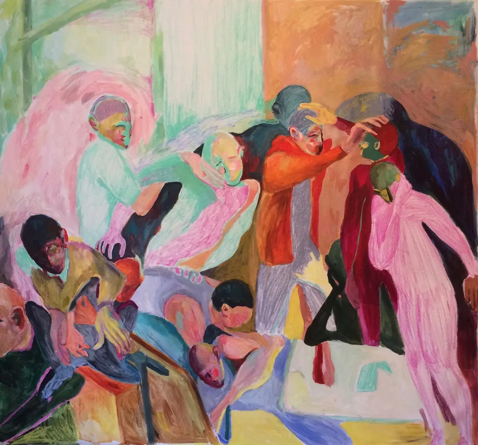 Interaction/synergy/taction in movements of the workers