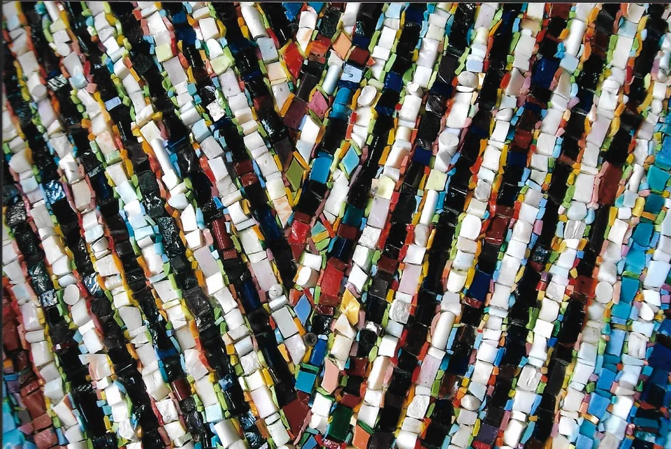 Arbeit von Schülern der Mosaik Schule in Spilimbergo  (Detail)