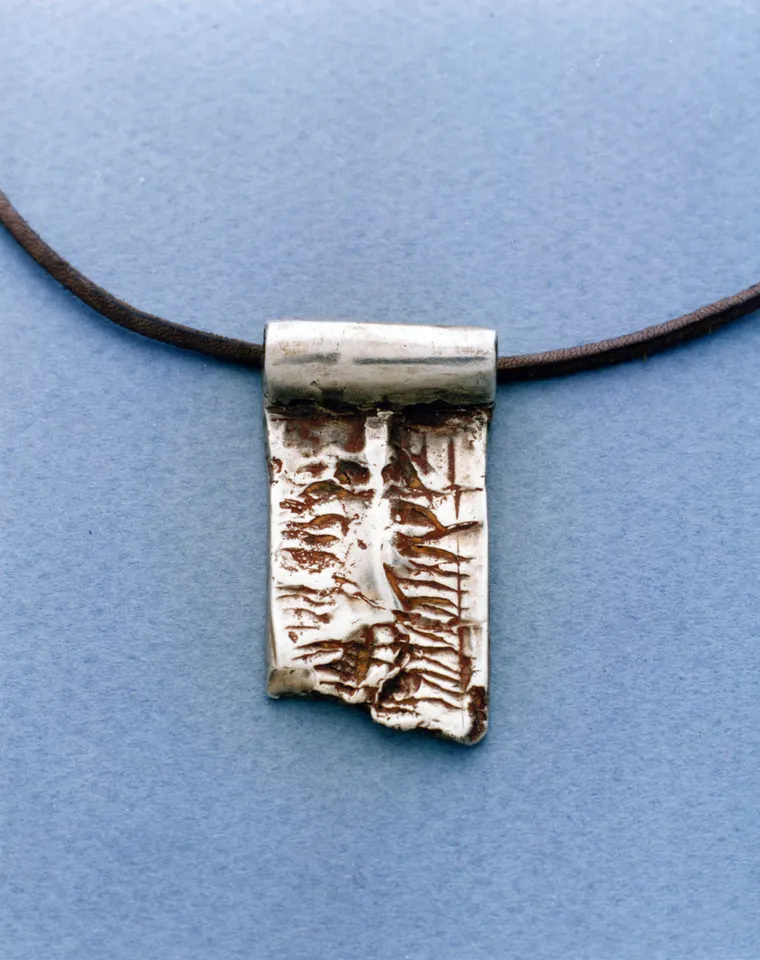 silver necklace