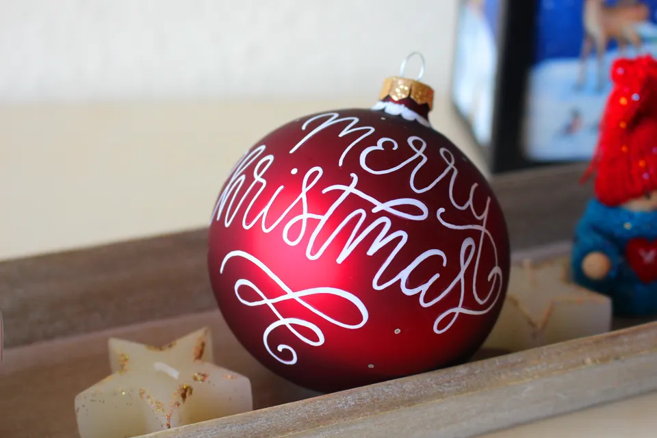 Weihnachtslettering