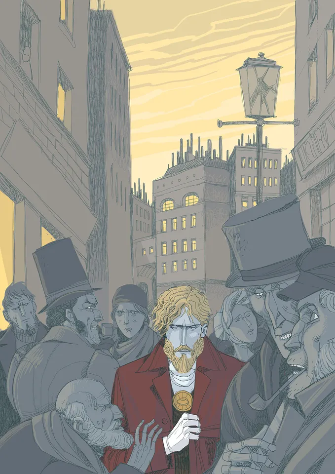 Illustrations for the Graphic-Novel "Hedera" at Becco Giallo Publishing