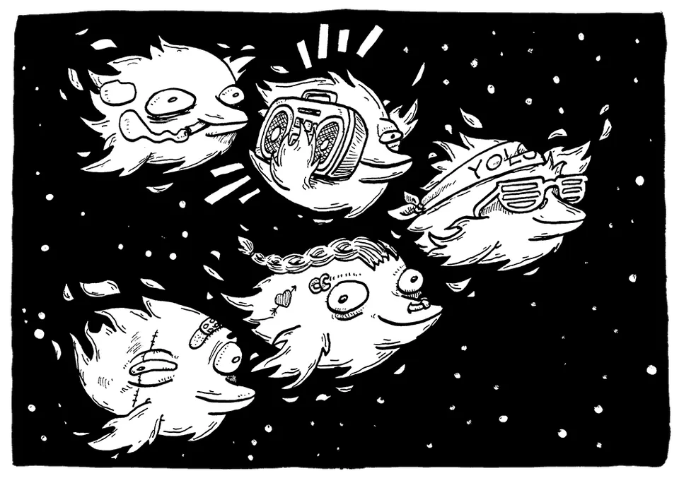 Wild-duck-cluster (inktober2019)
