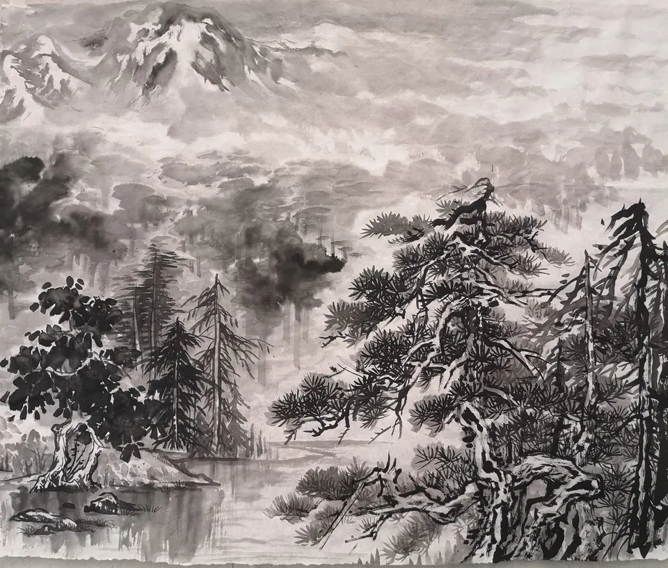 Der Wald am frühen Morgen