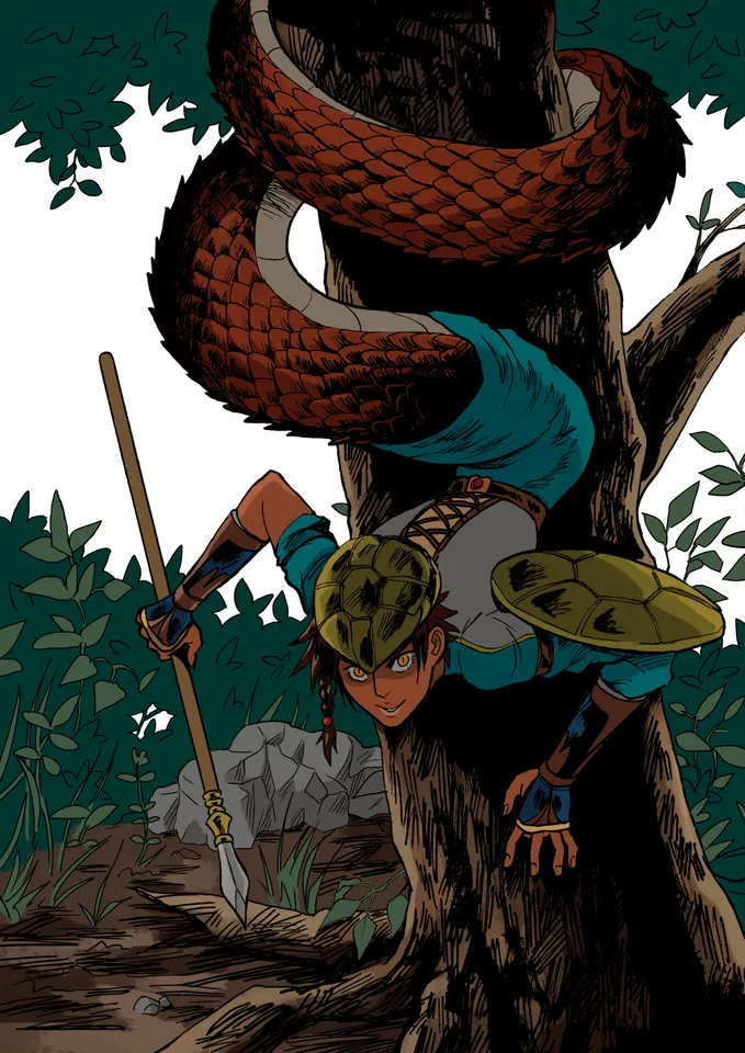 Illustration für das "Warrior Women" Zine