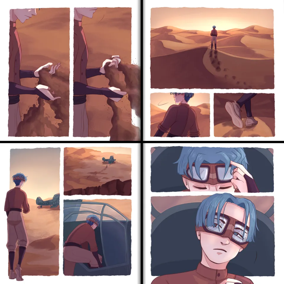 4 Comicseiten von Lighthouse