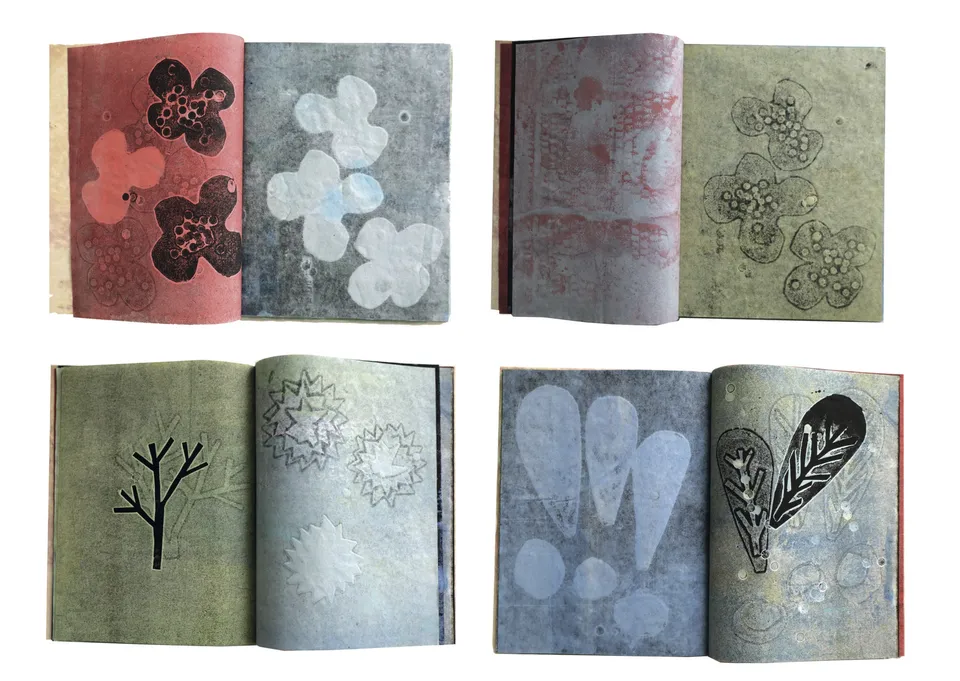 Handgedrucktes Herbarium