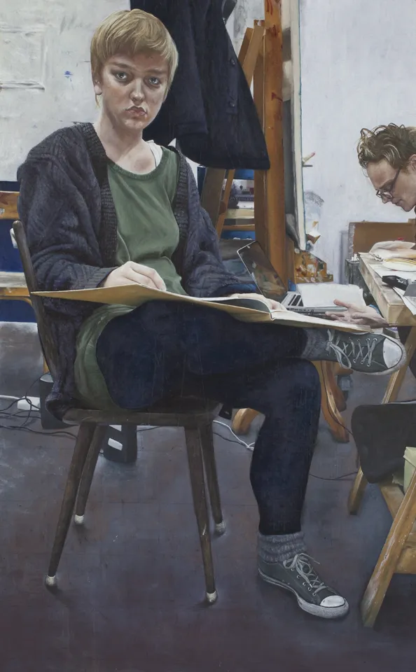 Einblick in das Atelier der Zeichnerin