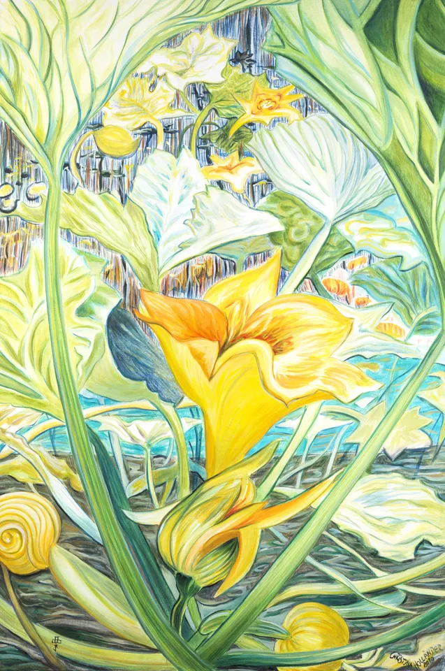 Zucchiniblüte