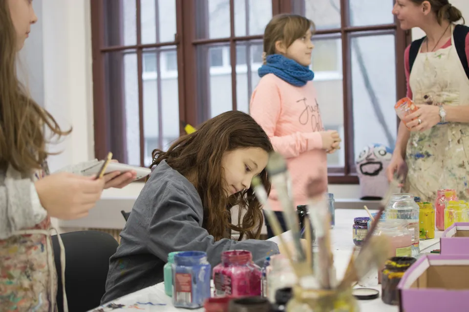 Kinderkurs in der Zeichenfabrik, Foto © Hoa Luo