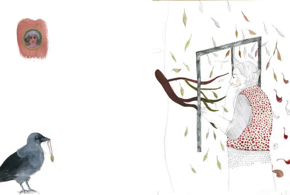 Stefanie Pichler, Illustration aus „Nana", Kinderbuch