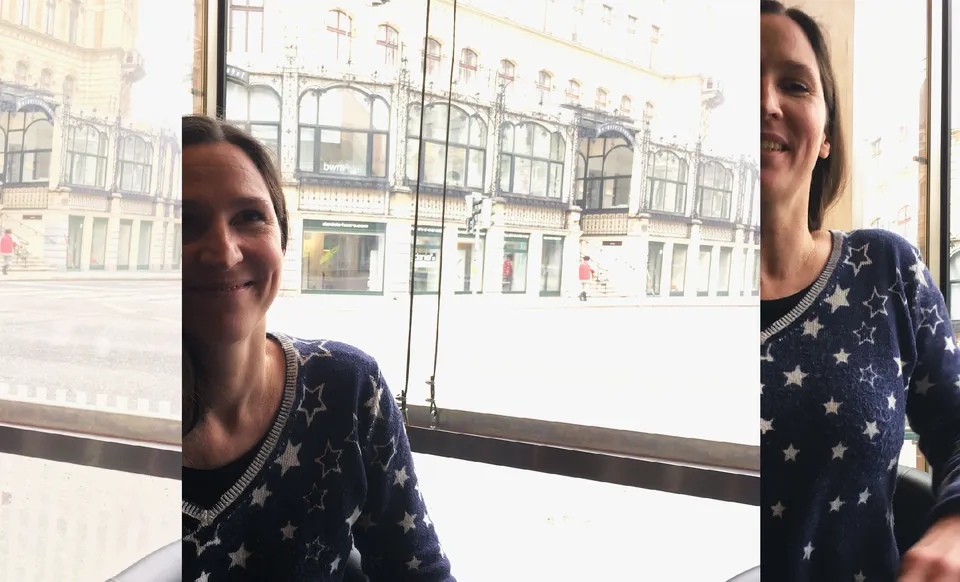 Malerei von und mit Geraldine Blazejovsky