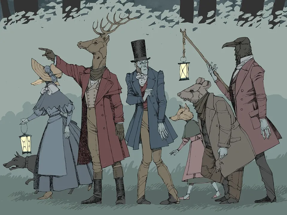 Eugenio Belgrado · Illustrations für die Graphic-Novel "Hedera"