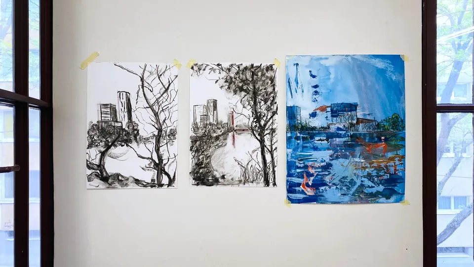 Expressive Landschaft