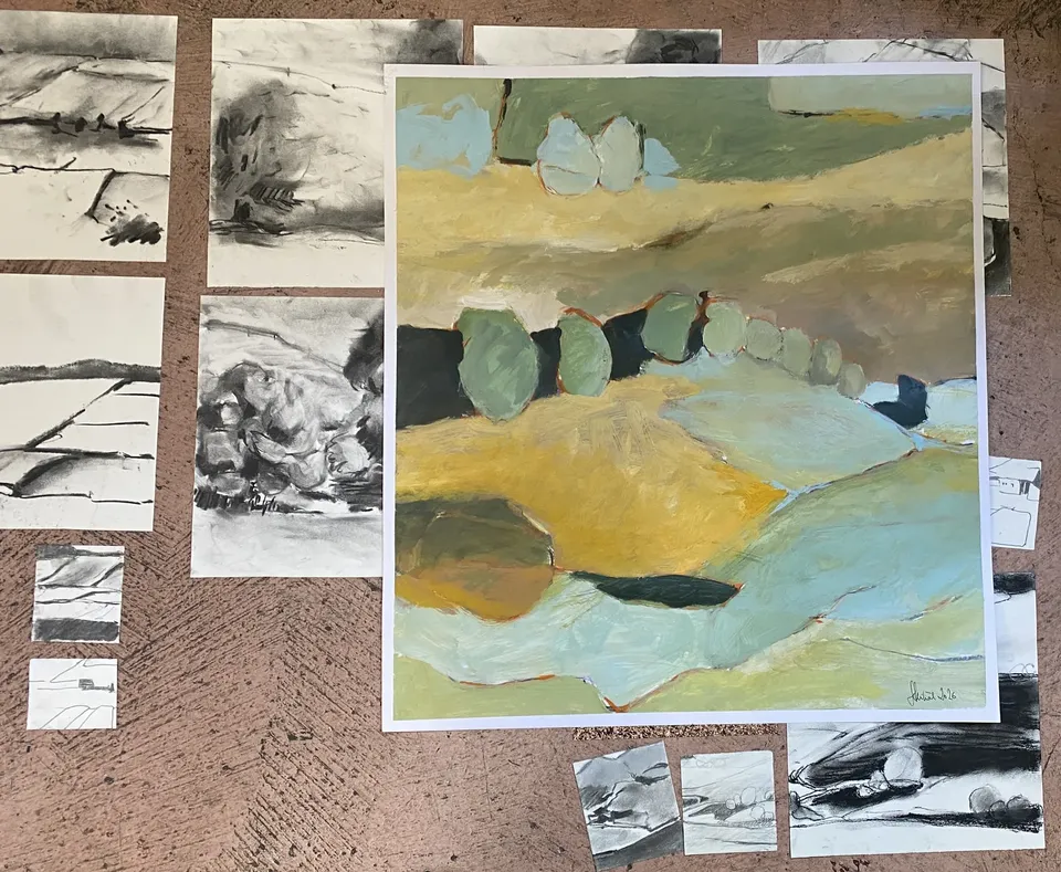 Expressive Landschaft